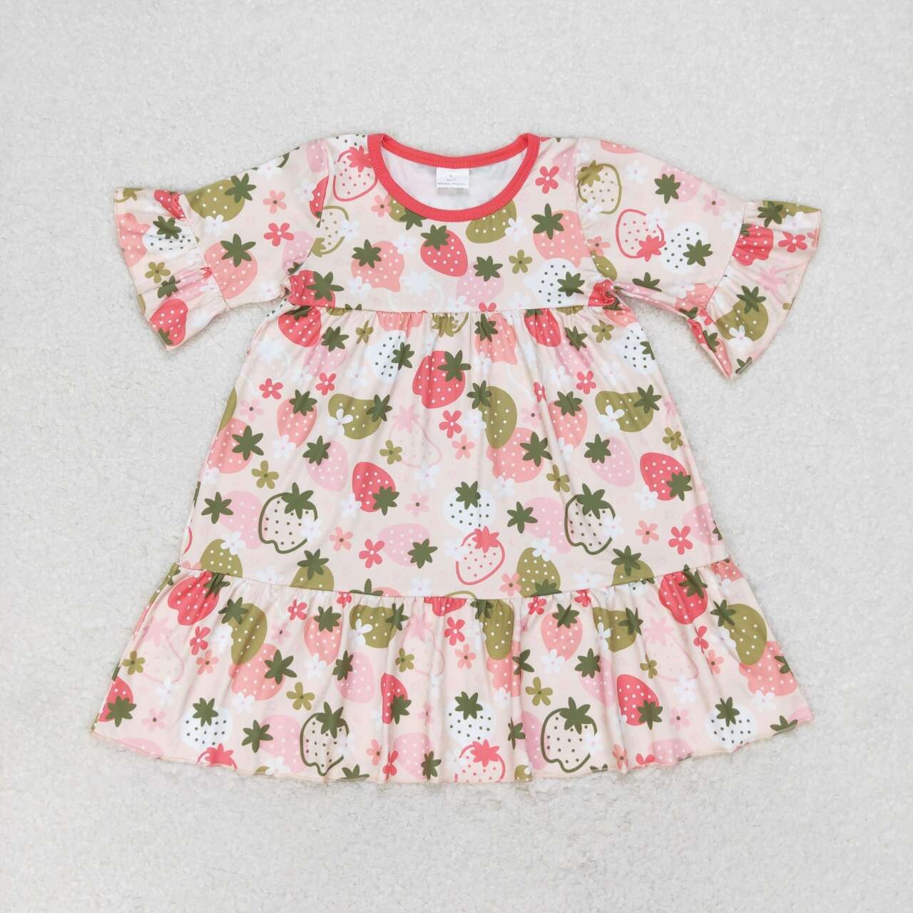 kids pretty strawberry dress