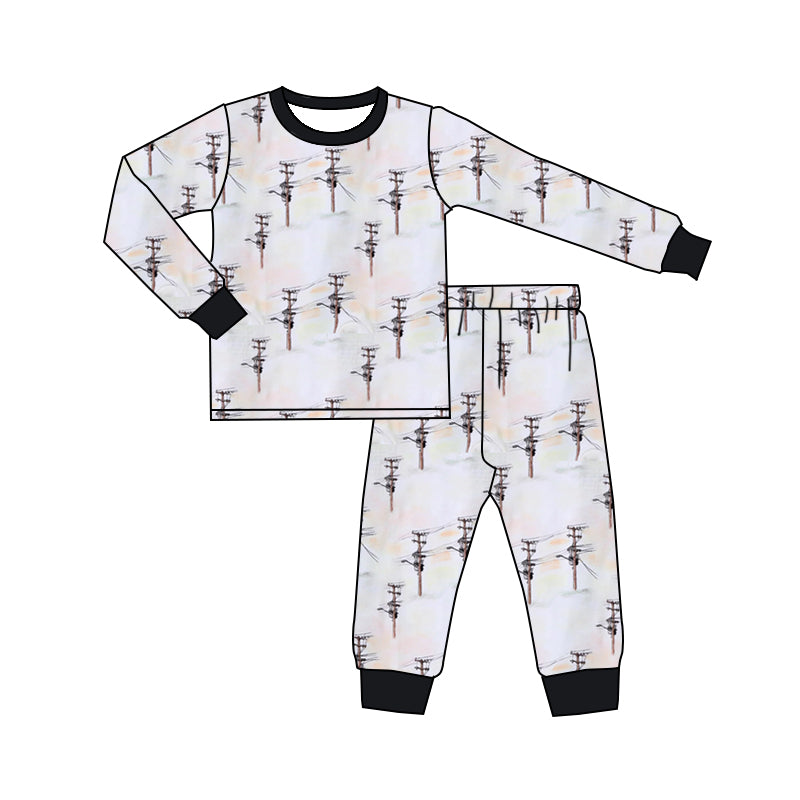 Split-CLOSE 21st June kids electric tower power pajama