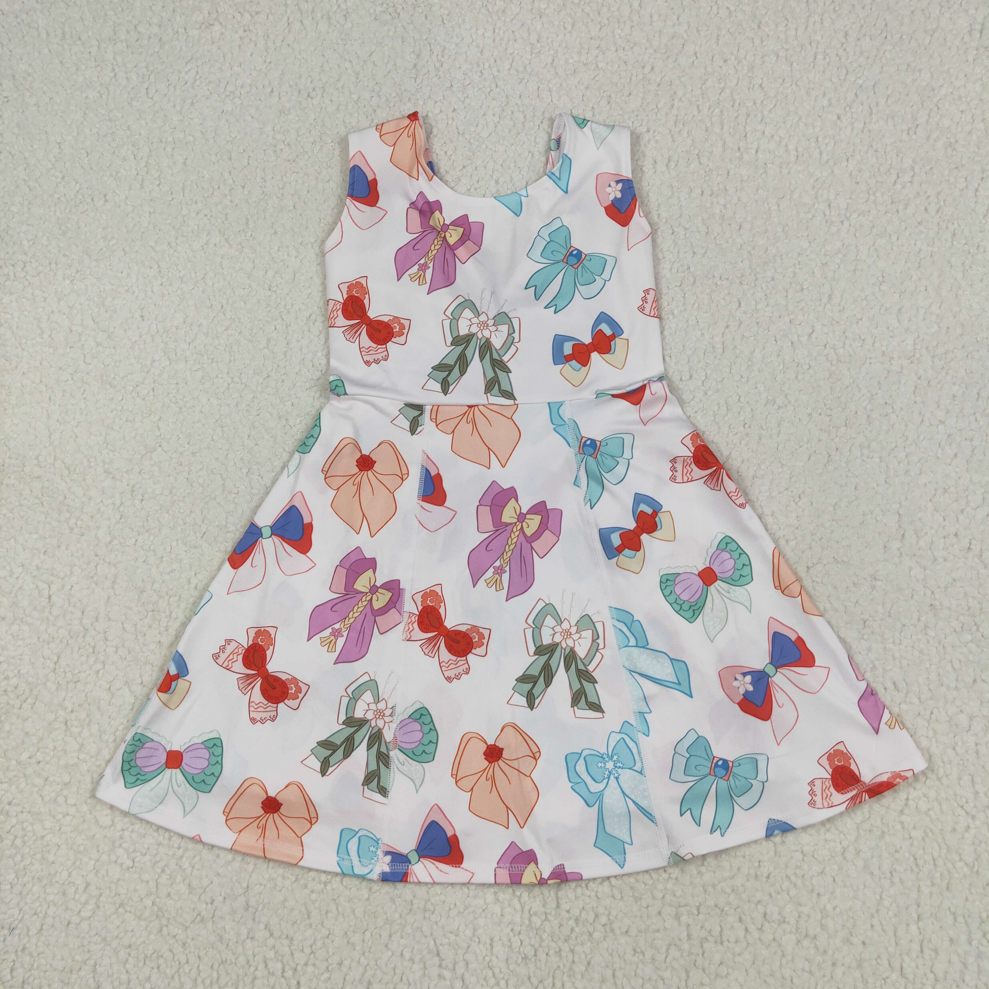 cartoon bow coquette athletic dress