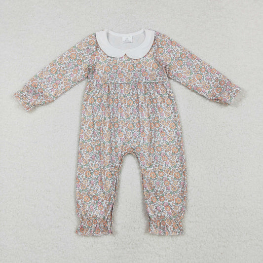 baby girl long sleeve floral romper