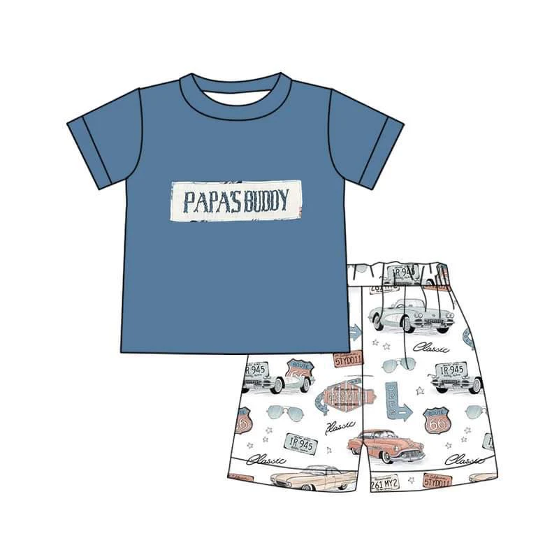 Split-CLOSE 5th Nov papa's buddy boy shorts set