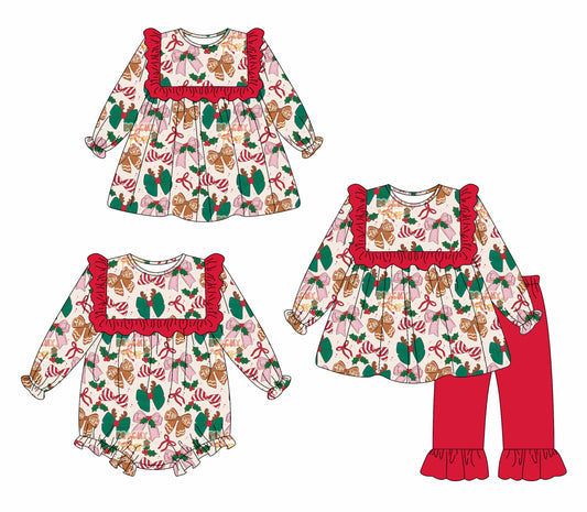 TAT 6-7 weeks MOQ 3 each christmas bow coquette clothing
