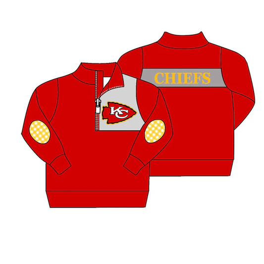 NO MOQ CLOSE 2025 25th Aug chiefs kids team pullovers