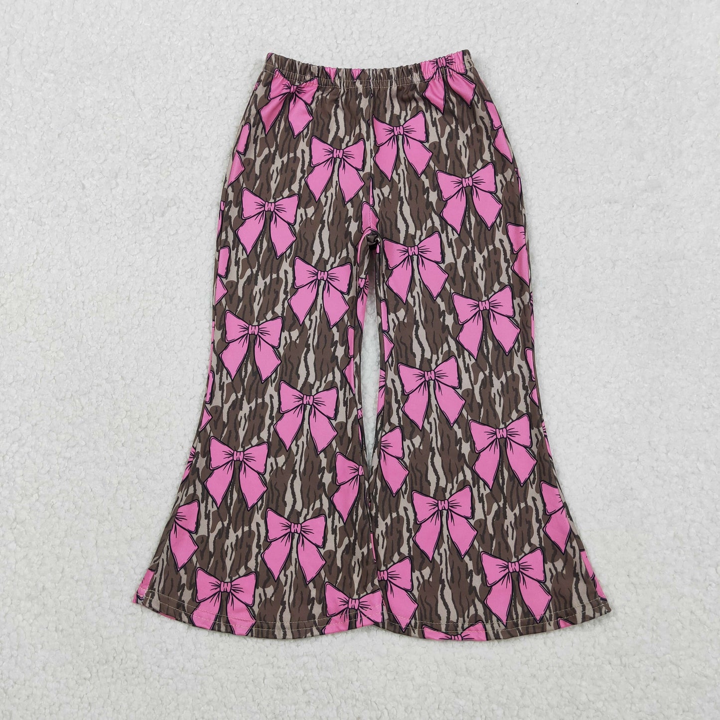 pink coquette on camo belle pants girl trousers