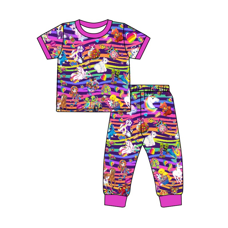 pre order short sleeve lisa frank kids pajama