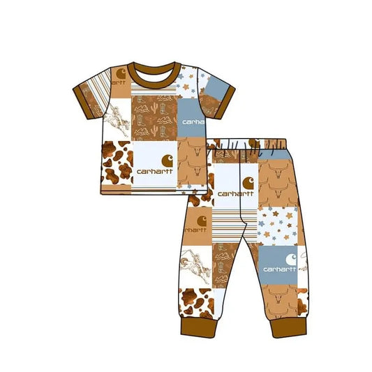 Custom order western carhartt bamboo pajama boy