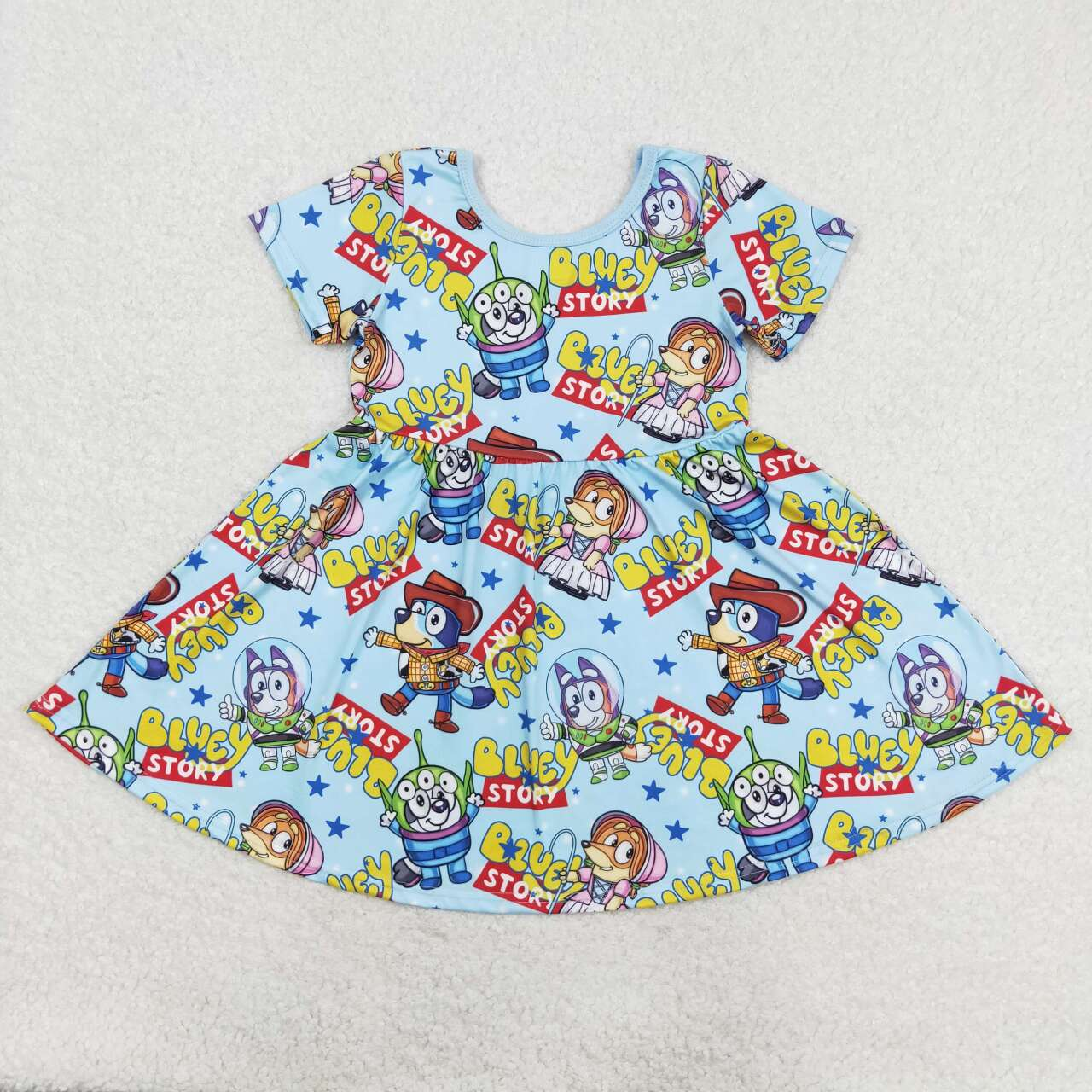 Kids Cartoon Dog Toys Print Sibling Clothes