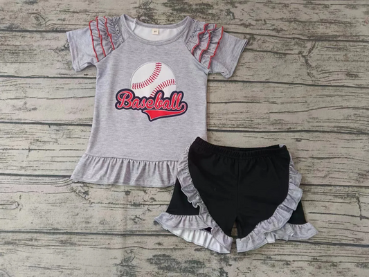 TAT 5-6 weeks MOQ 3 baseball shorts set