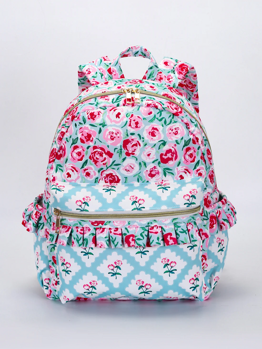 floral bag kids backpack