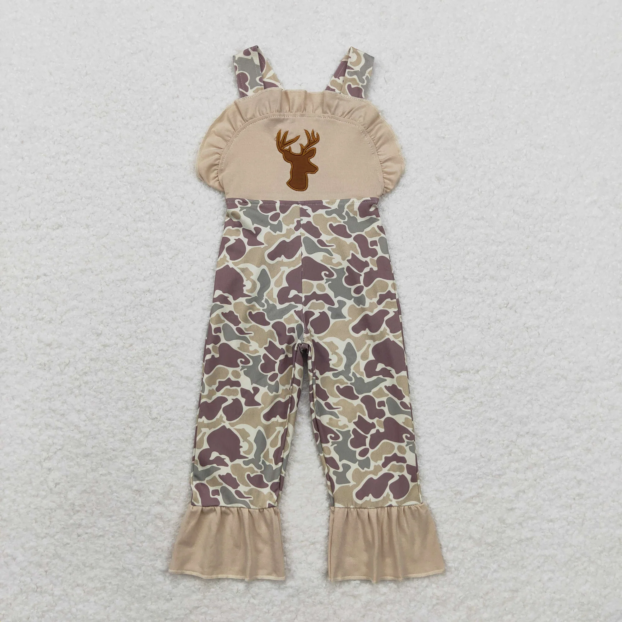 SR1914 USA Warehouse Strap Deer Camo Romper