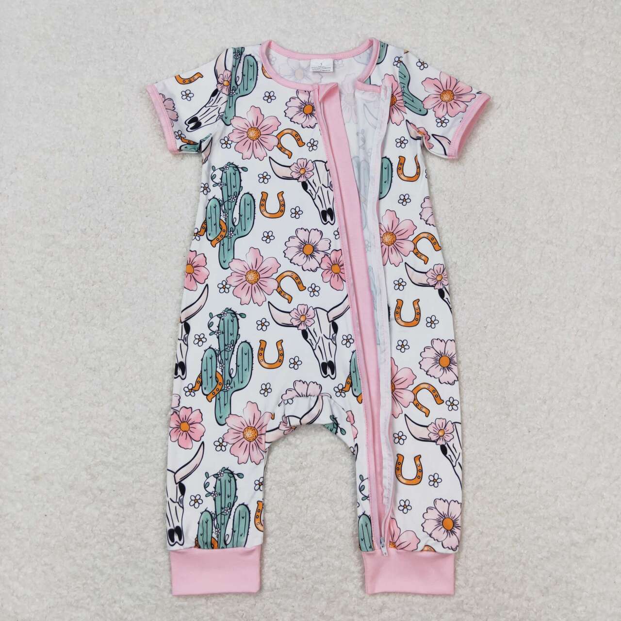 western cactus skill summer infant girl zip sleeper