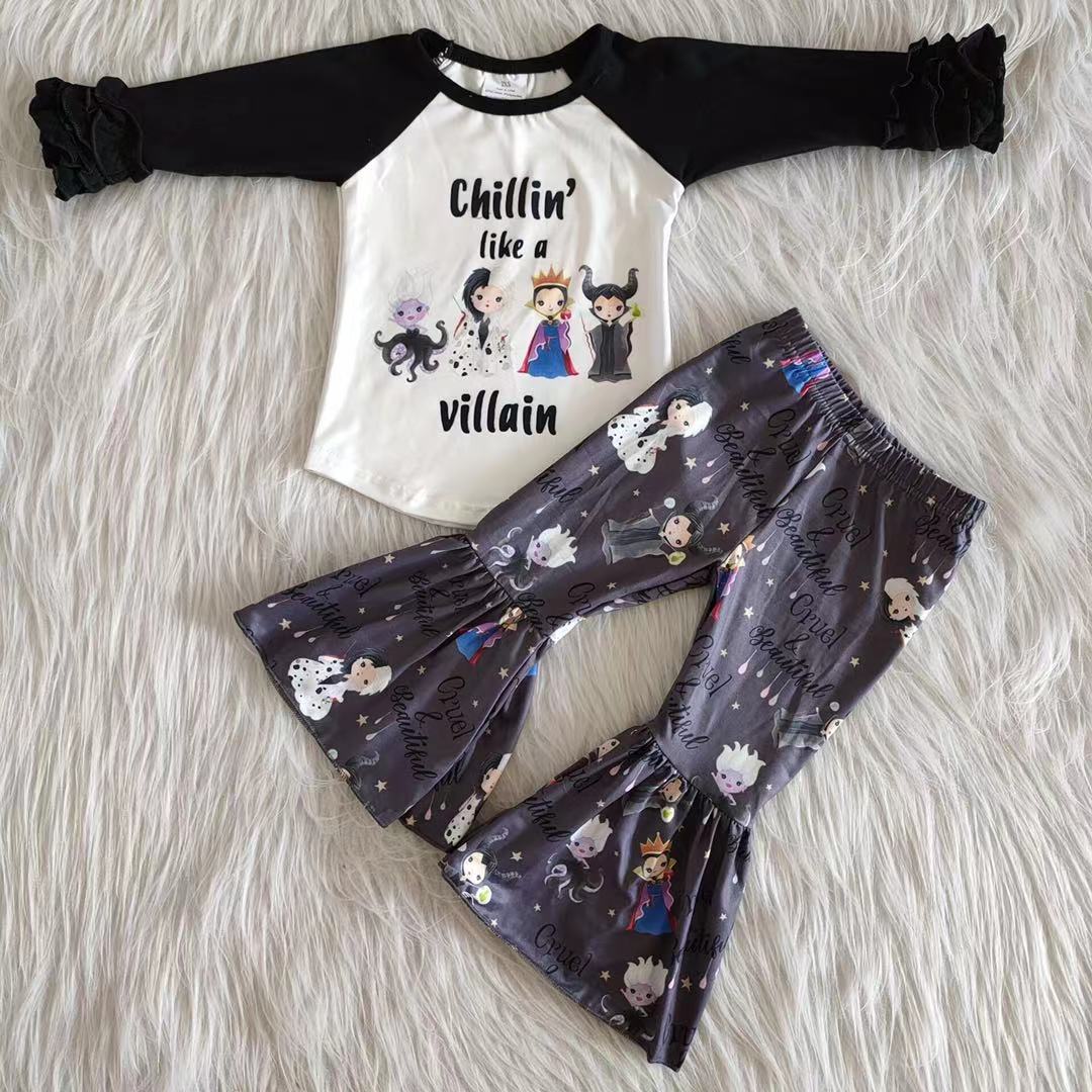 Chillin like a villain halloween bells outfit