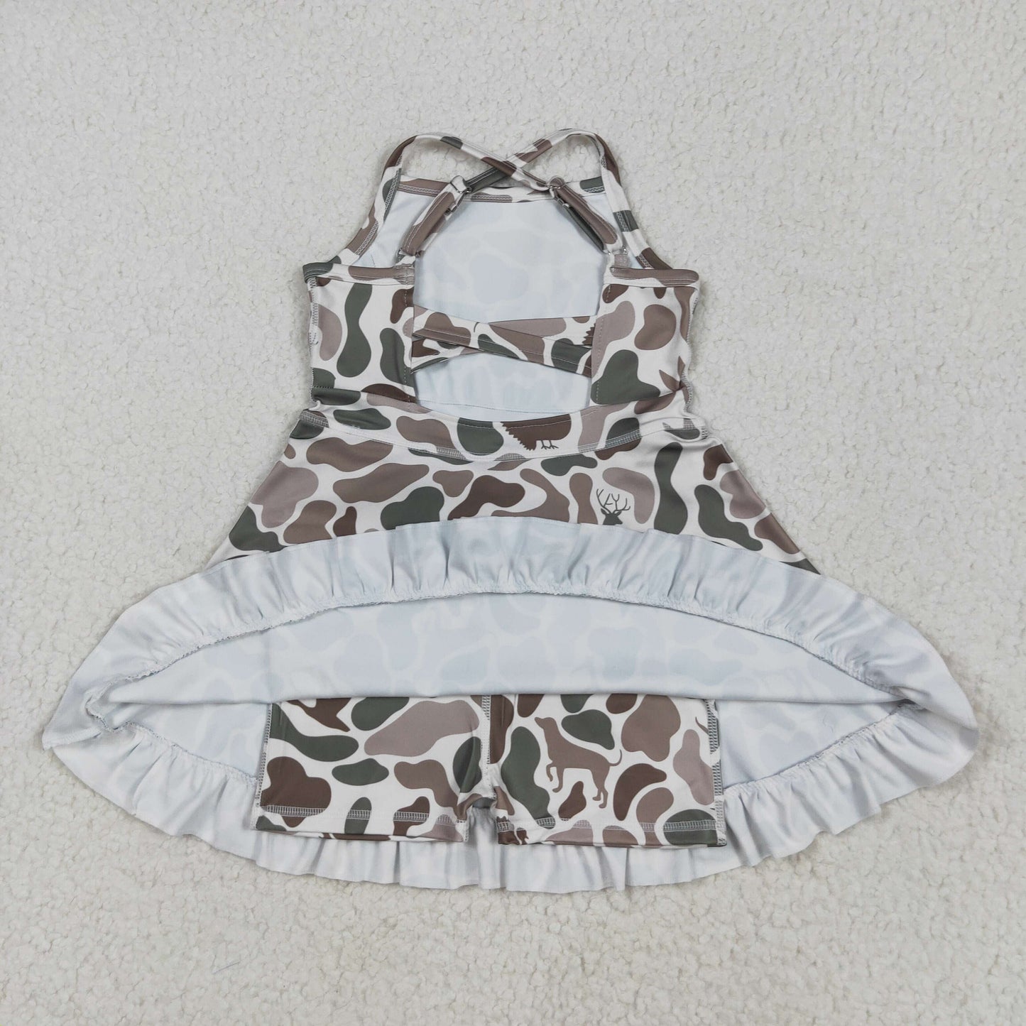 camo strap athletic dress