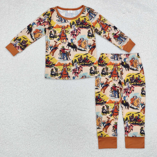 rodeo bamboo pajama set kids clothes