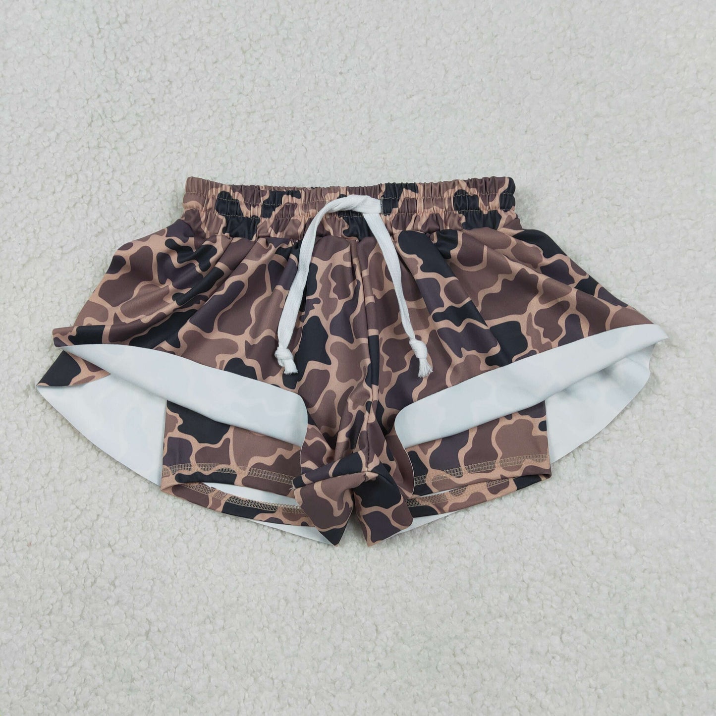 baby girl camo athletic shorts
