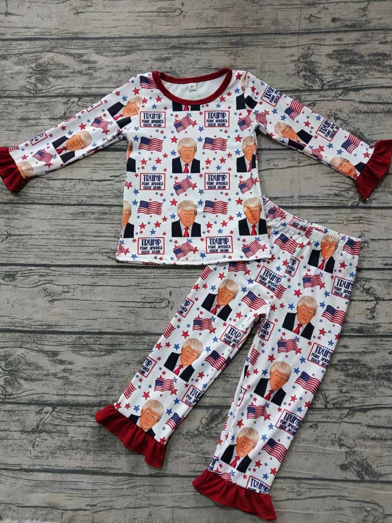 Split-CLOSE 21st Nov trump pajama set