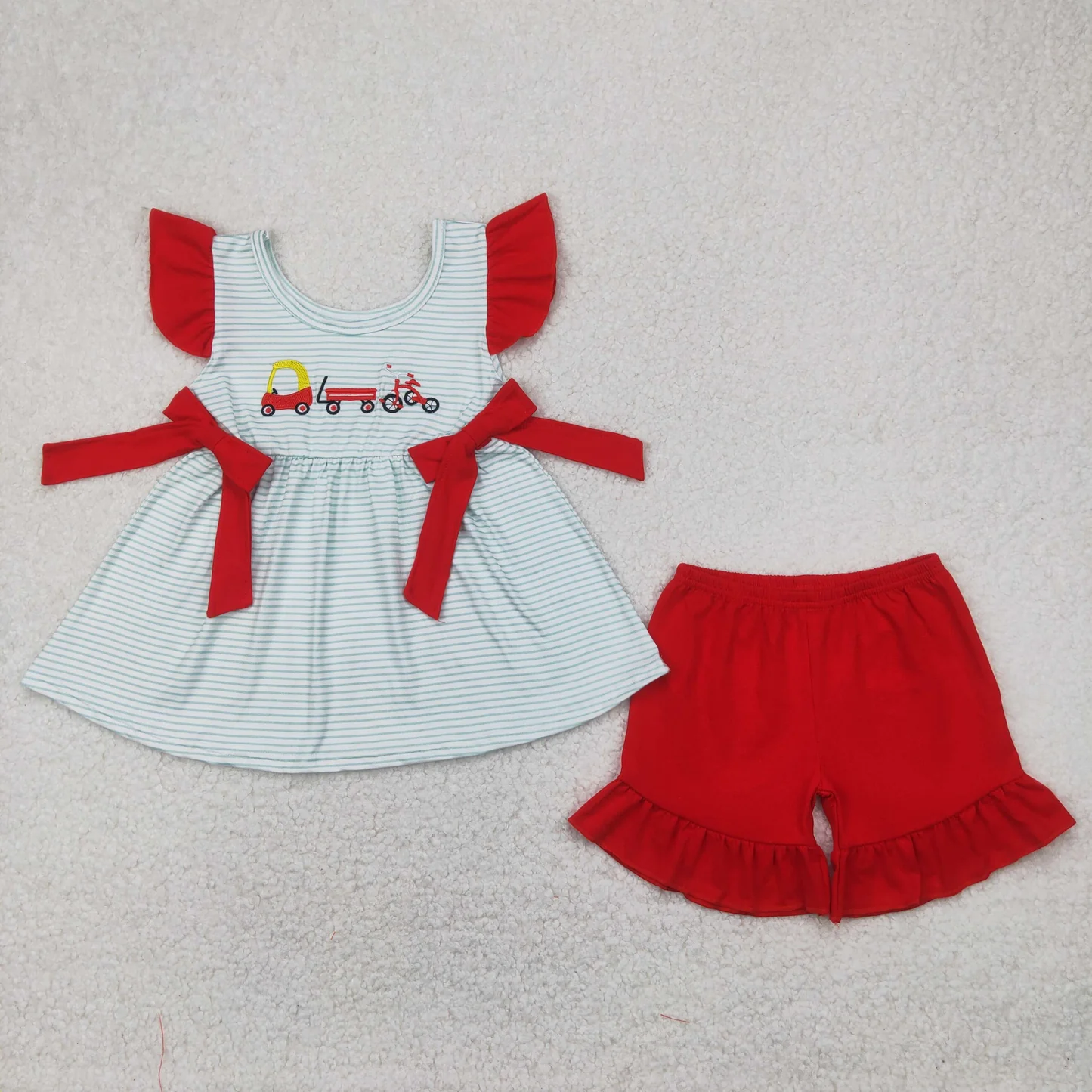 Target Embroidery Shorts Set Sibling Clothes