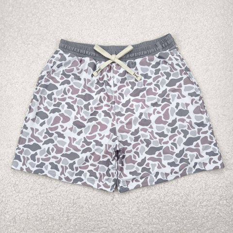 S0403 USA Warehouse Man Camo Trunk Adult Swim Shorts