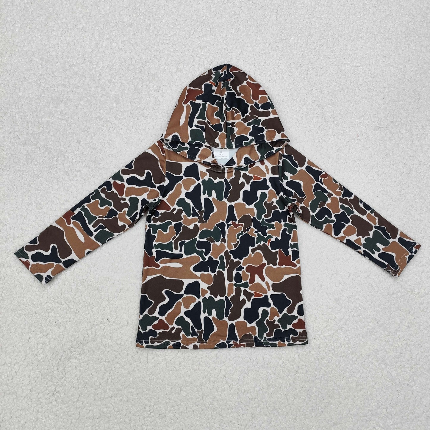 camo hoodies baby boy tops