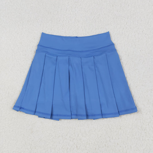 Girl Pleated Cheer Skirts Cheerleader Skirt Blue