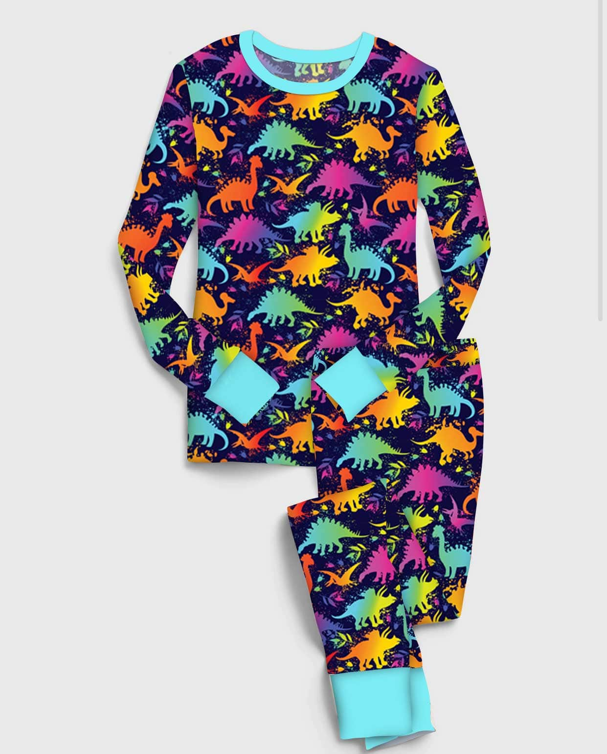 TAT 5-6 weeks Custom order Play Time Dinosauria Long Sleeve Lounge Set