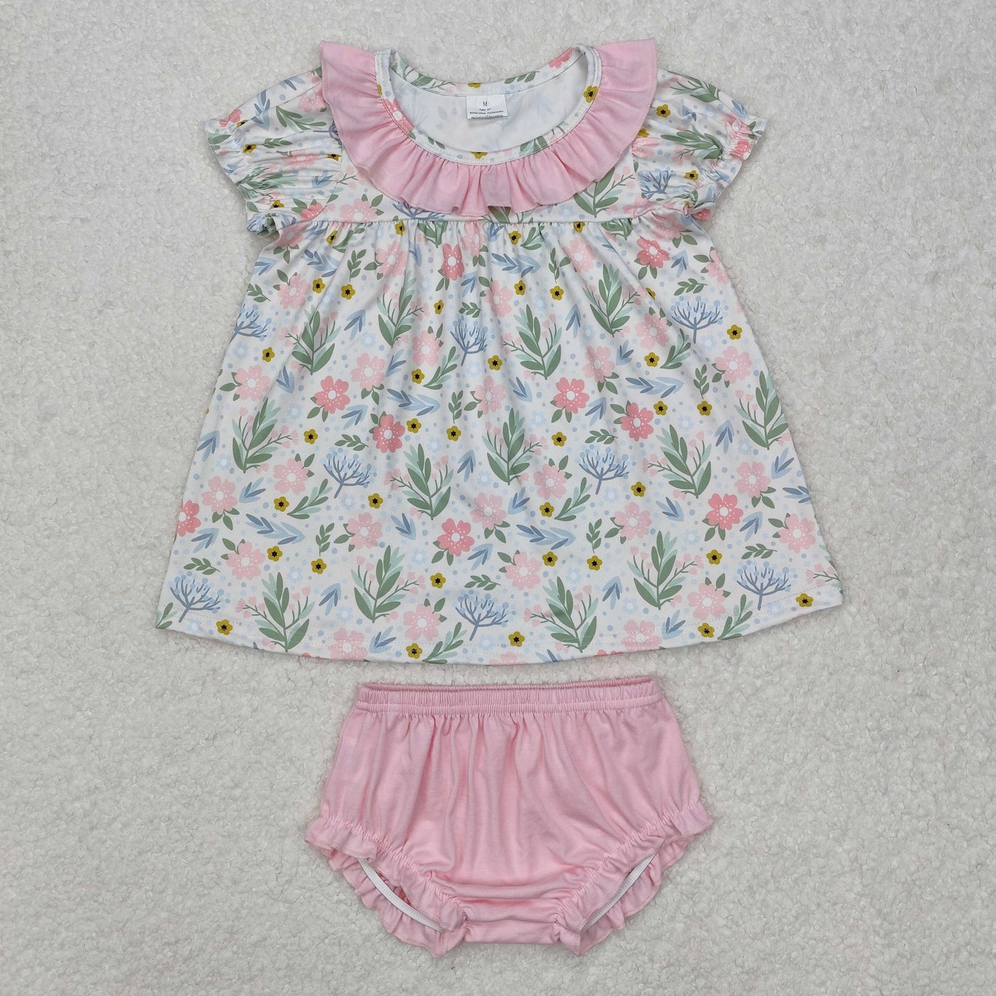 floral bummie set infant girl clothing