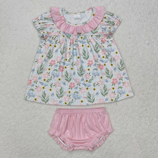 floral bummie set infant girl clothing