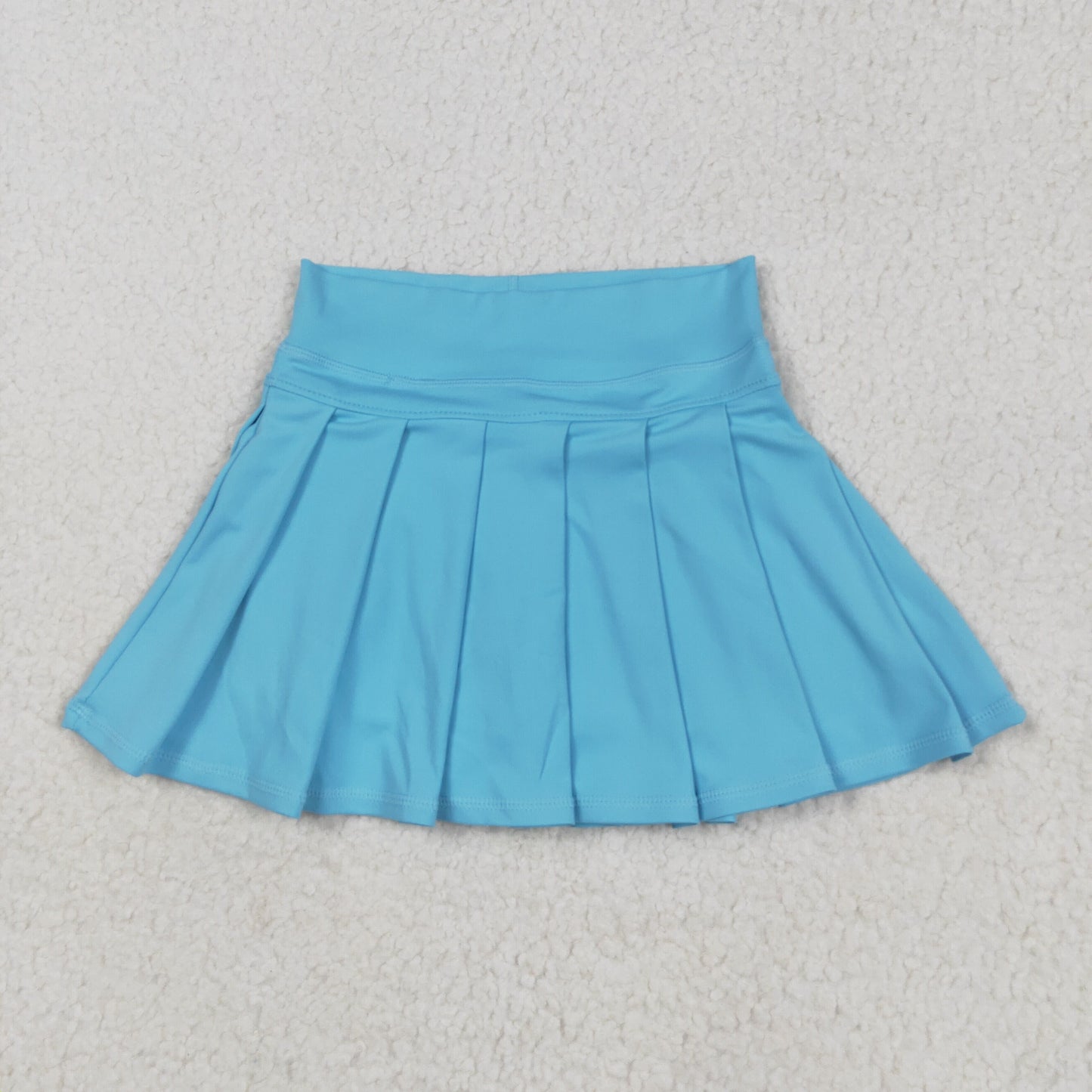 Girl Pleated Cheer Skirts Cheerleader Skirt Blue