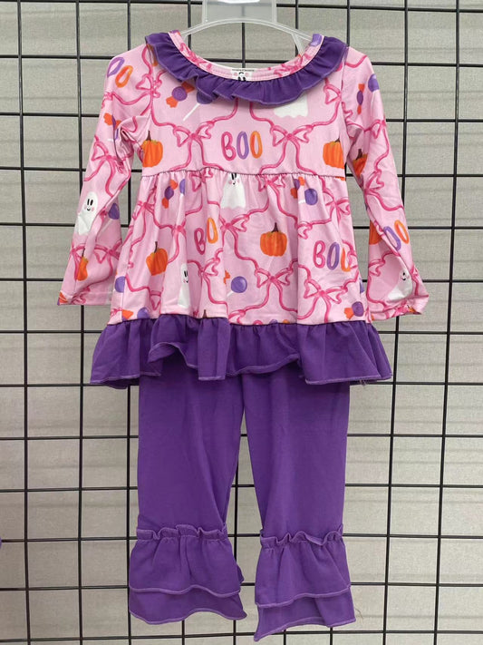 Halloween boo outfit girl clothing