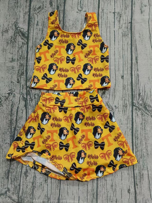 MOQ 8 TAT 6-7 weeks Vols Girl Skort Set