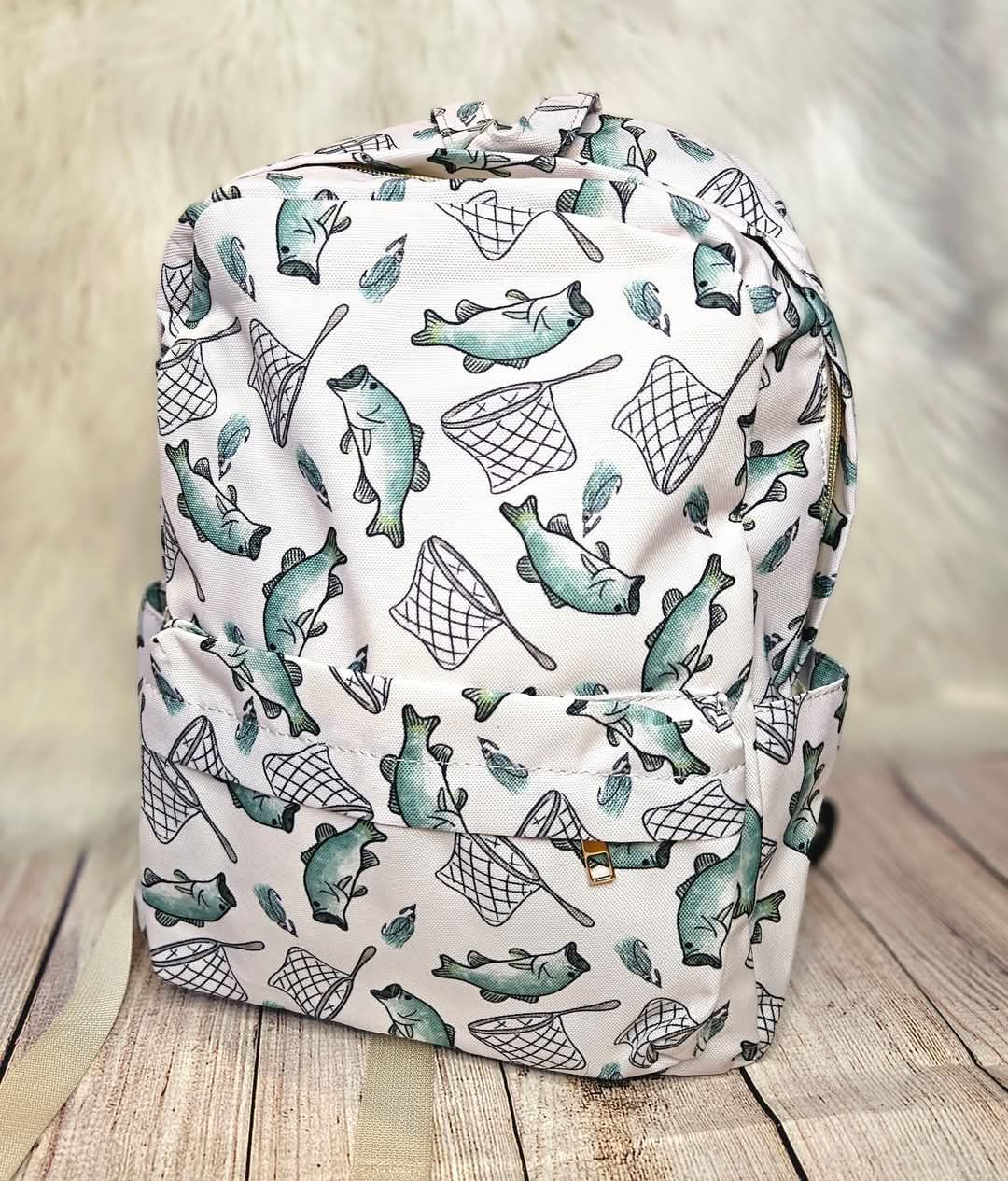 Bass Fishing Boys Backpack