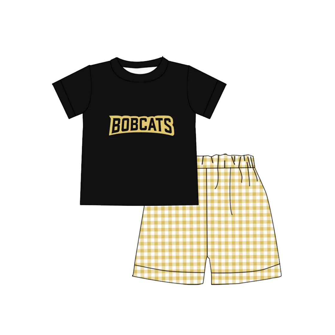 Split-CLOSE 9th Feb bobcats boys shorts set
