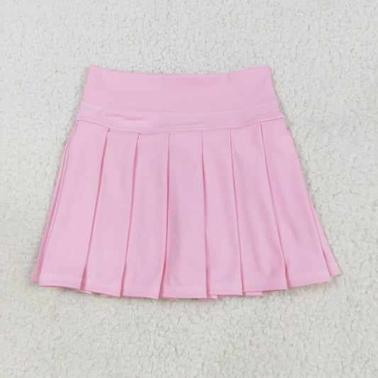 Girl Pleated Cheer Skirts Cheerleader Skirt Pink