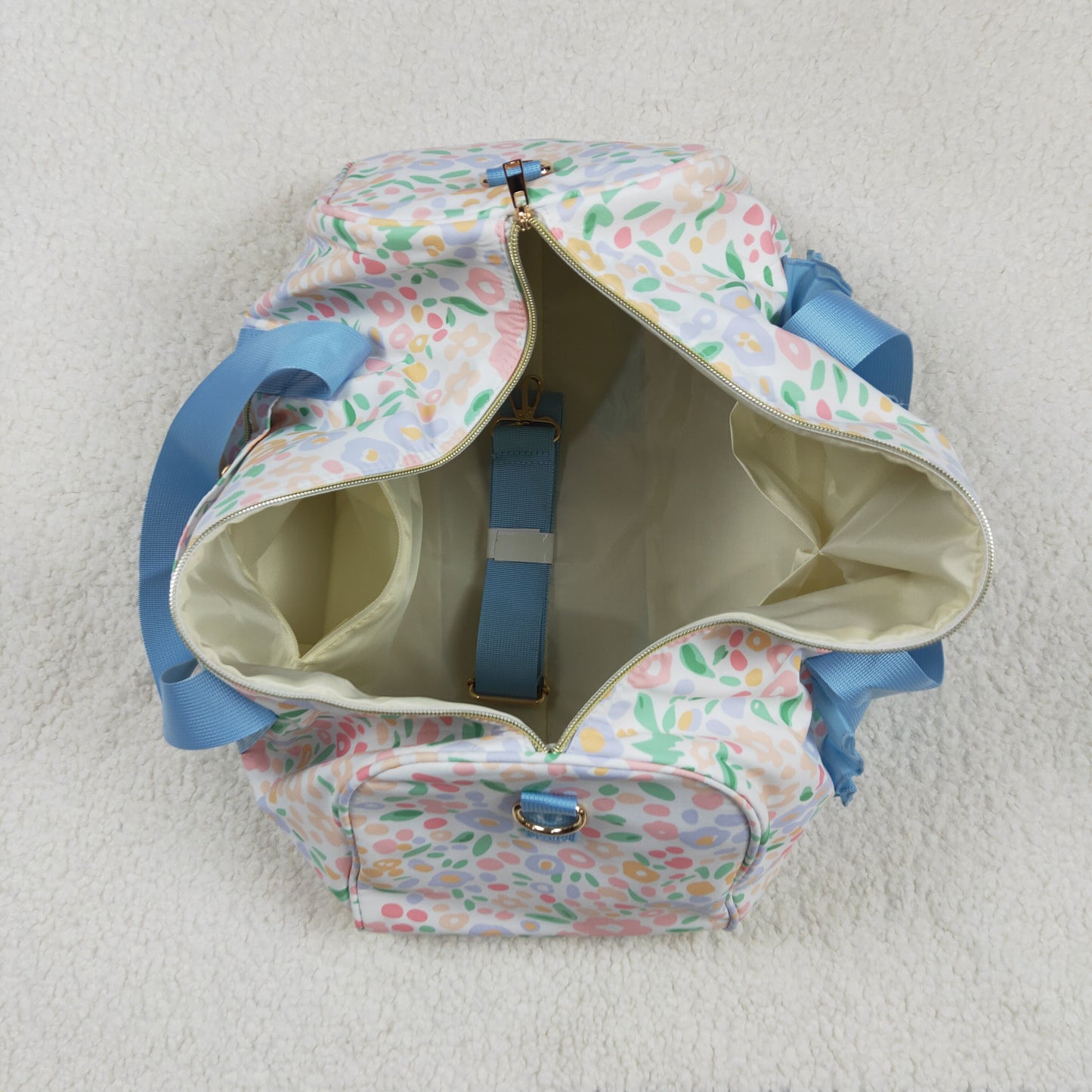colorful floral duffel & gym bags