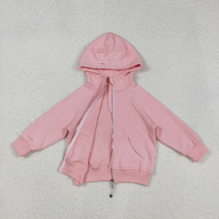 GT1201 USA Warehouse light pink cotton zipper hoodie