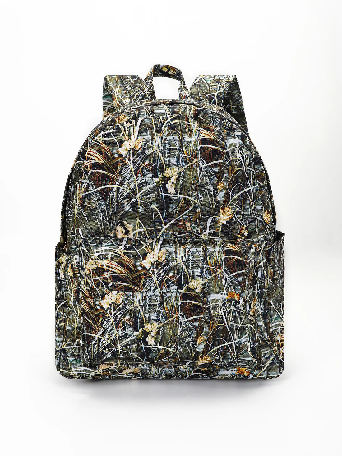 camouflage print backpack