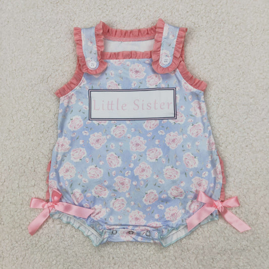 little sister print floral bubble