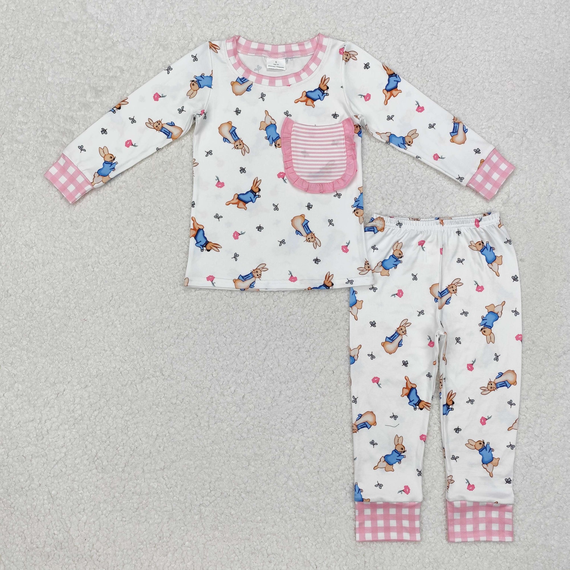 two pieces peter rabbit lounge set girl