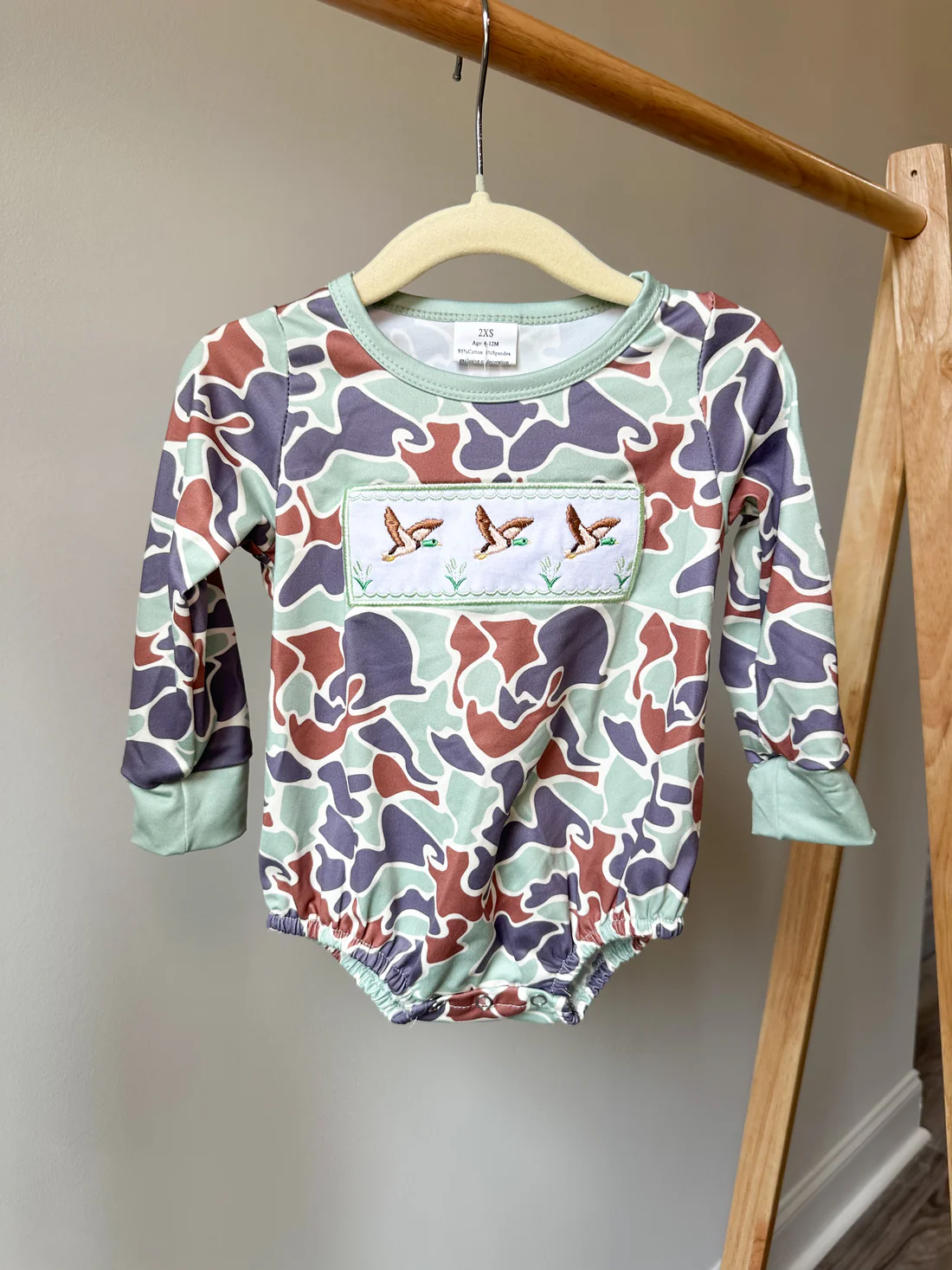 Camo Duck Long Sleeve Bubble