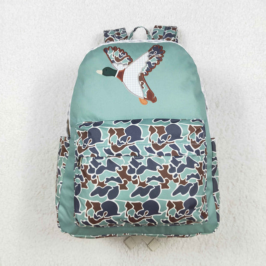 duck print camo backpack kids bags