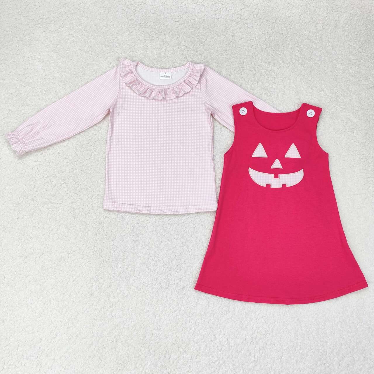 embroidery Halloween 2 pink shirt dress outfits