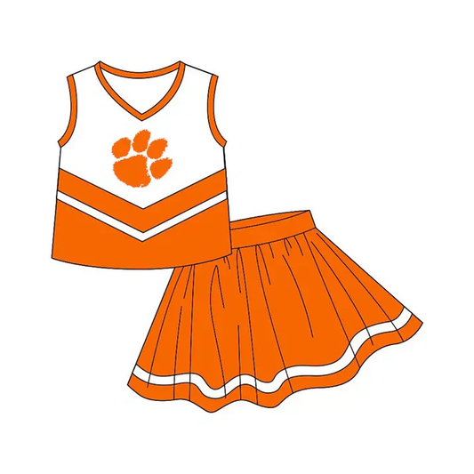 NO MOQ CLOSE 2025 3rd Sept orange team skirt outfit