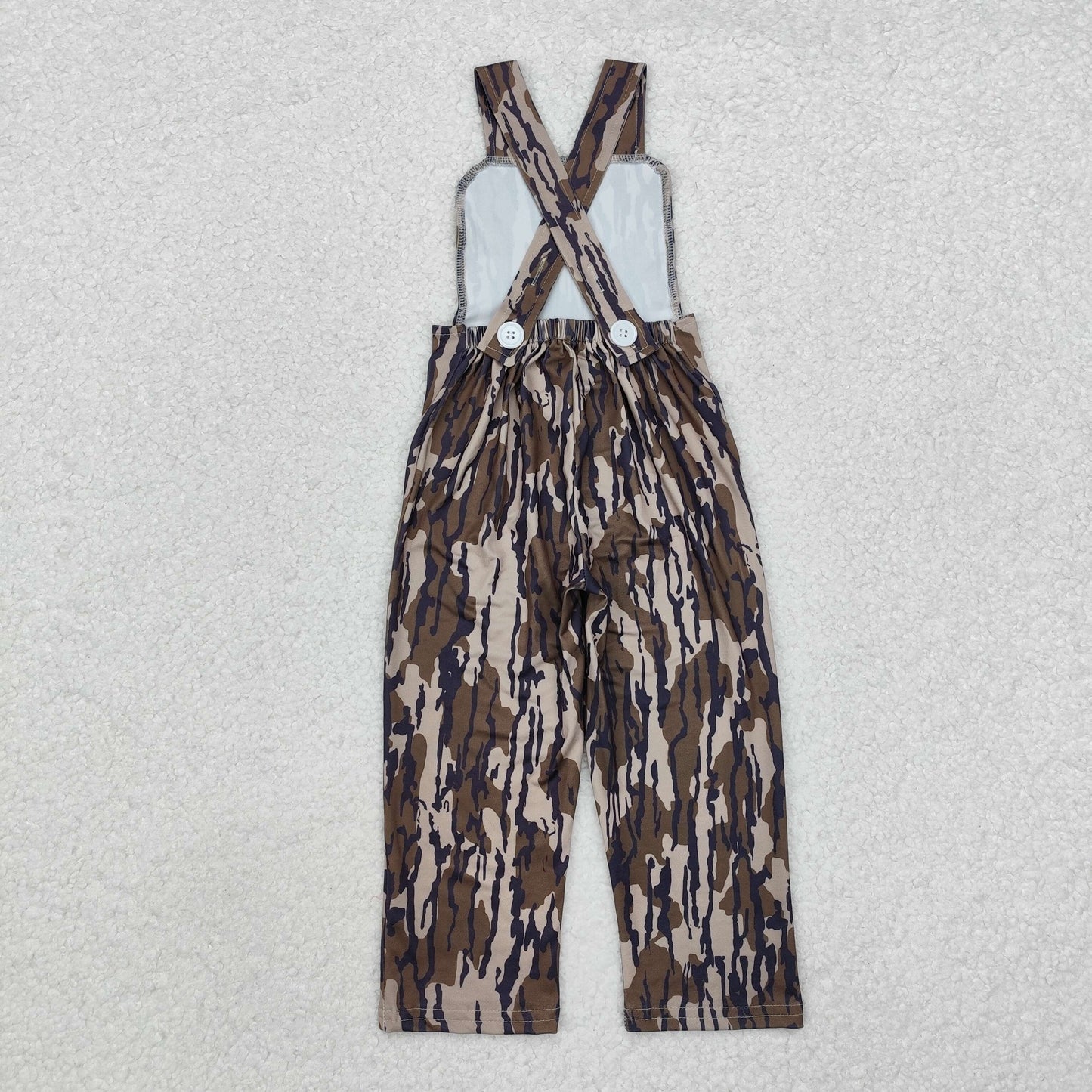 camo strap overall jumpsuit girls clothes