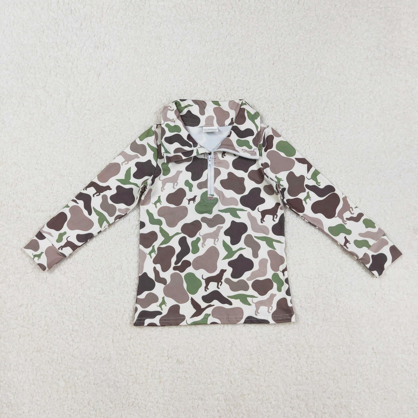 Sage Camo Dogs Pullover
