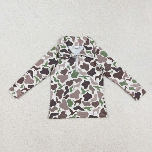 Sage Camo Dogs Pullover
