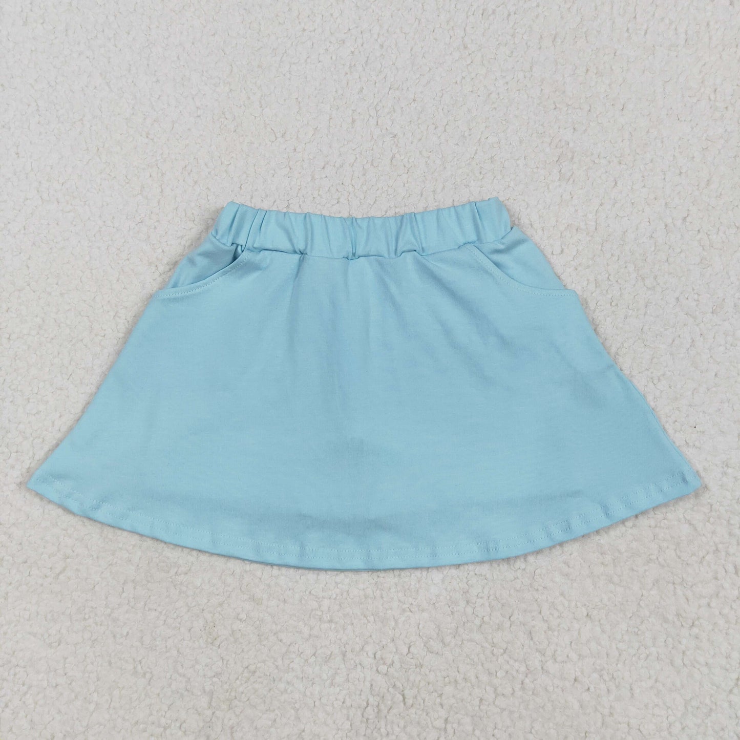 cotton blue pocket skort