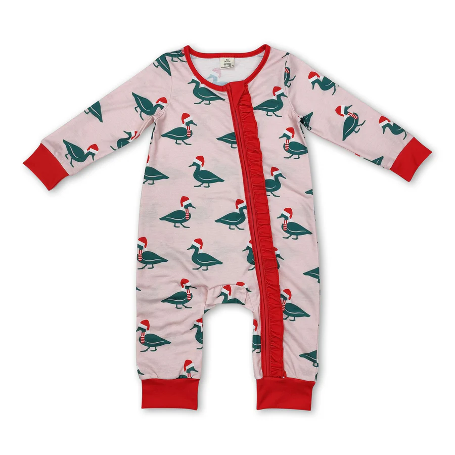 Santa Duck Christmas Family Pajama