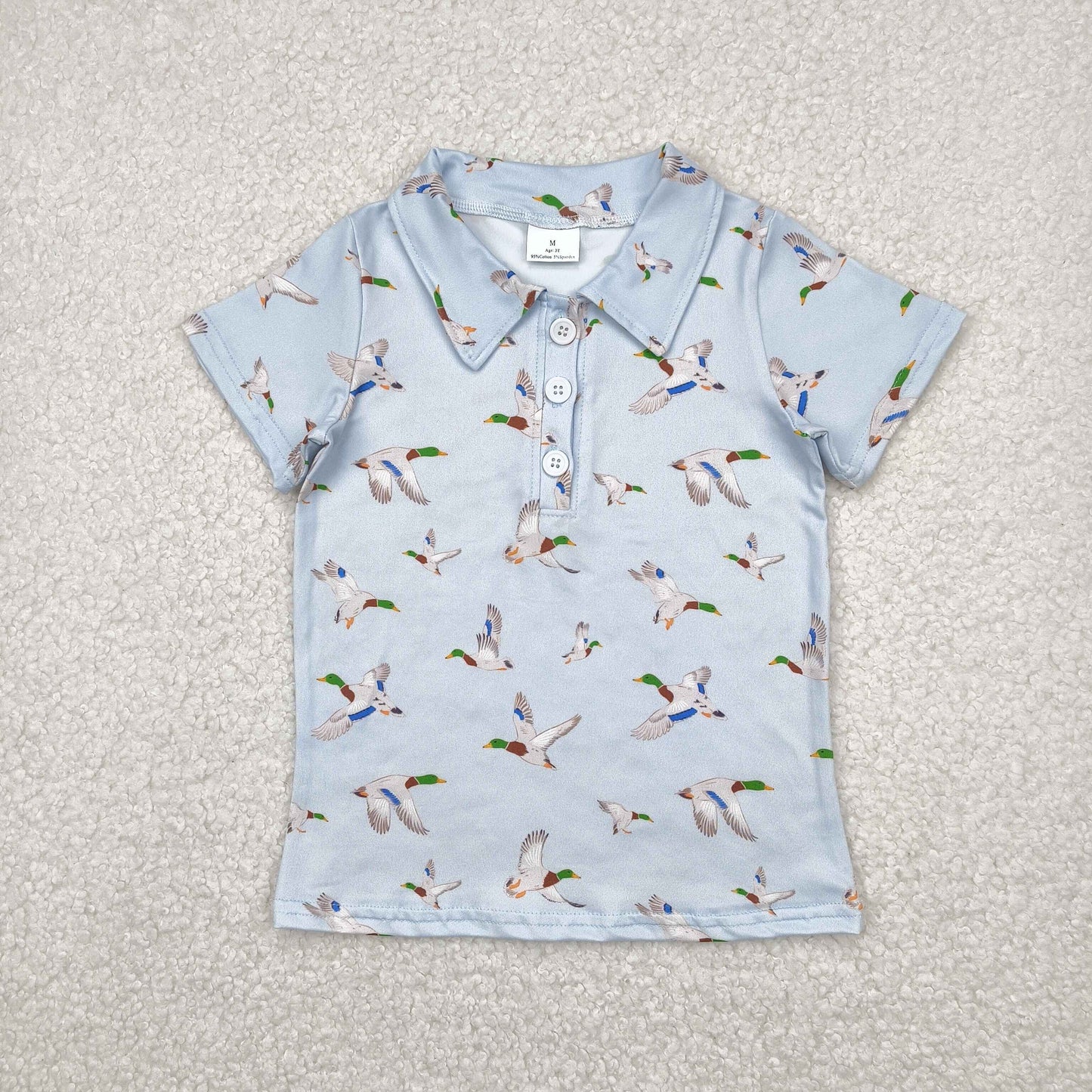 mallard polo t-shirt boys top