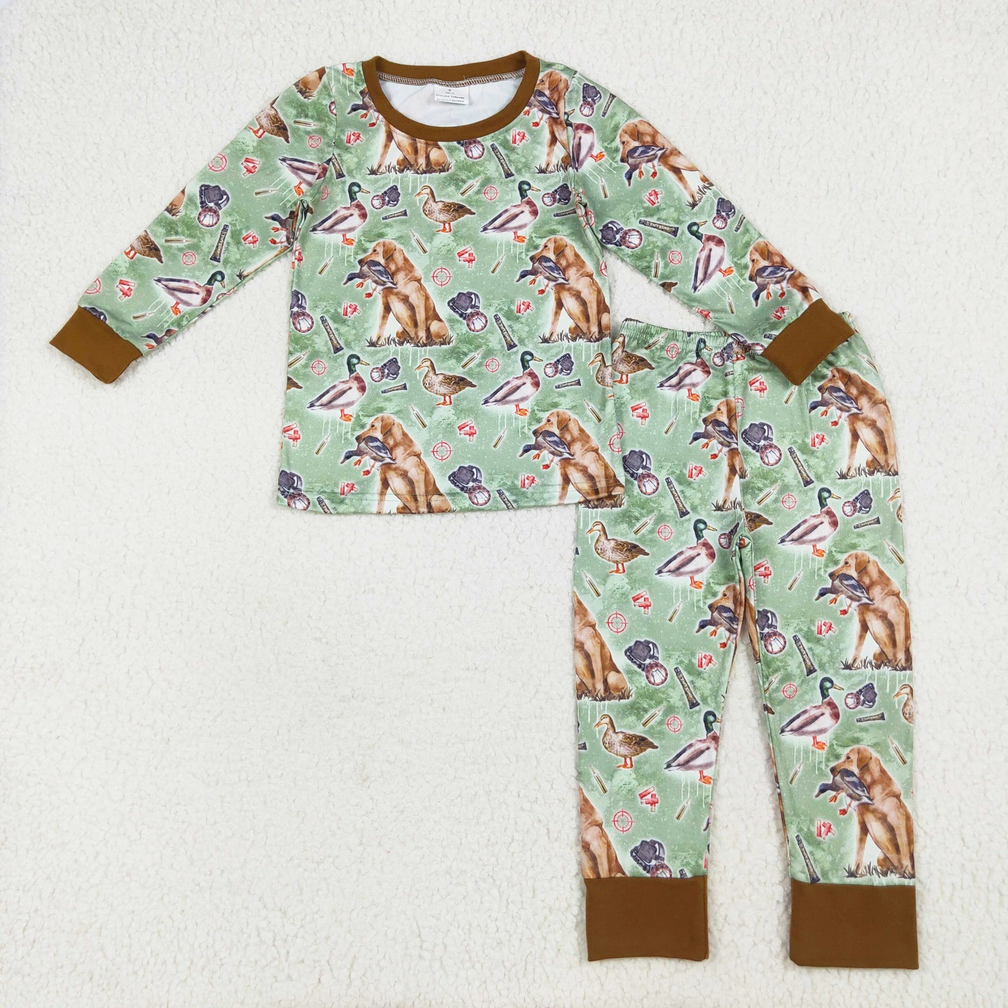 hunting print two pieces lounge set