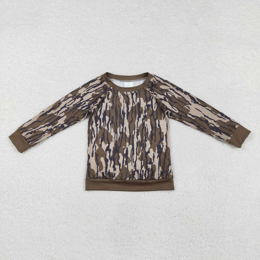 camo raglan shirt boys top fall clothes